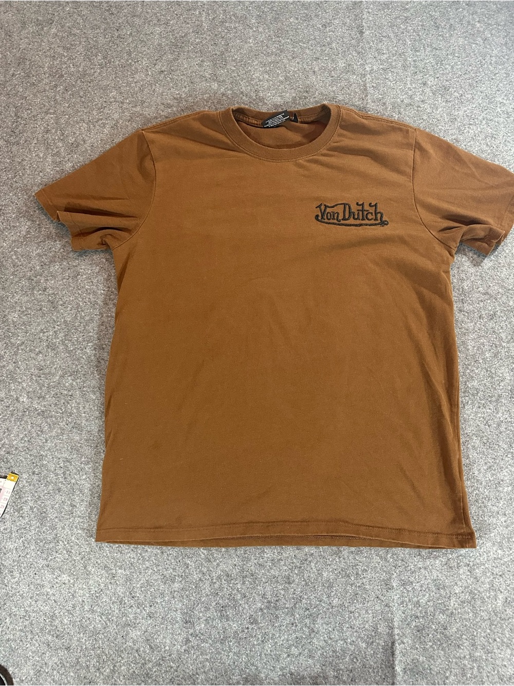Von Dutch Brown Graphic Tee